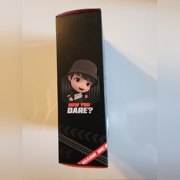BRAND NEW BYS Tiny Tan Jungkook Mic Drop Key Chain - Picture 2 of 4